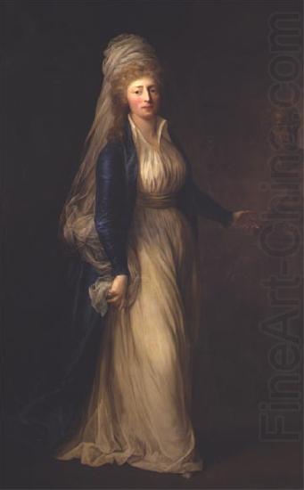 Anton  Graff Portrait of Princess Louise Augusta of Denmark china oil painting image